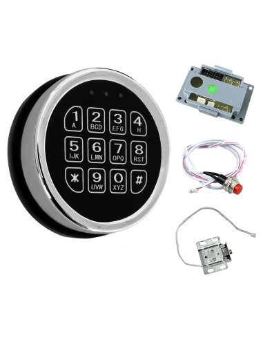 Cerradura de Seguridad Electrónica LEMOORE 020SL Teclado Zinc