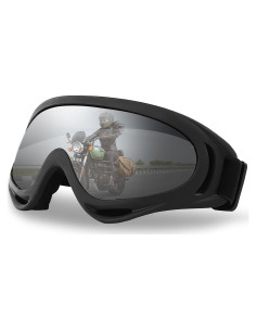 Gafas de Motocross SooGree con Lentes Grises y Banda Ajustable