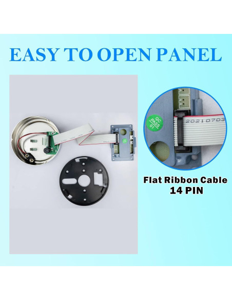 Cerradura de Seguridad Electrónica LEMOORE 020SL Teclado Zinc