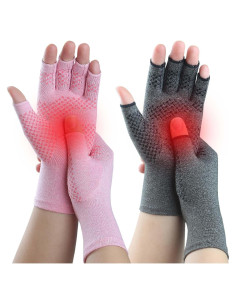 Guantes de Compresión Kecartu para Artritis - 2 Pares