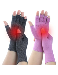 Guantes de Compresión Kecartu para Artritis - 2 Pares