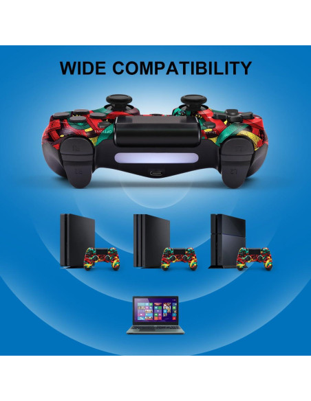 Controlador Inalámbrico MOOGOLE para PS4 y PC - Batería 1000mAh