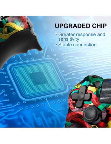 Controlador Inalámbrico MOOGOLE para PS4 y PC - Batería 1000mAh