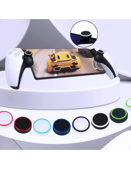 Tapas de agarre para pulgar Sunmike PS Portal - 4 piezas blancas