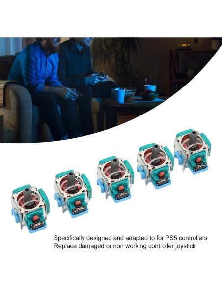 5 Piezas Joystick Reemplazo Pomya para PS5 - ABS Duradero