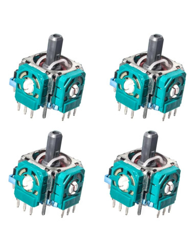 Sensor Analógico 3D QRFAX para Joystick PS5 - 4 Piezas