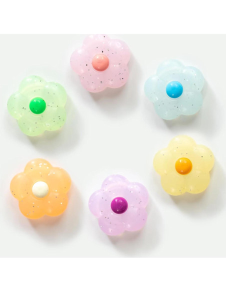 Tapones de Pulgar PERFECTSIGHT Flor Brillante para Switch 6PCS