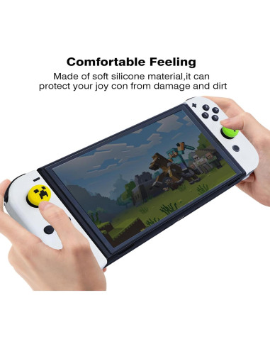 Tapones de Agarre TIKOdirect para Switch Joy-con Verde