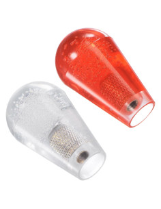 Mango Joystick Ovalado uxcell Rojo Blanco 52mm x 30mm