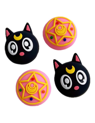 Tapas de agarre para pulgar Acylulu para Switch - 4PCS