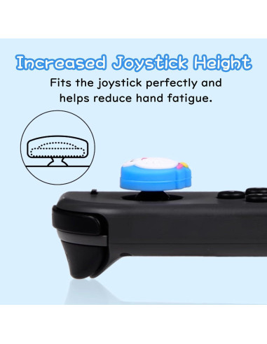 Tapas de agarre para pulgar Acylulu para Switch - 4PCS