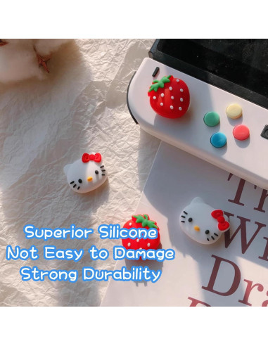 Tapas de agarre para pulgar Acylulu para Switch - 4PCS