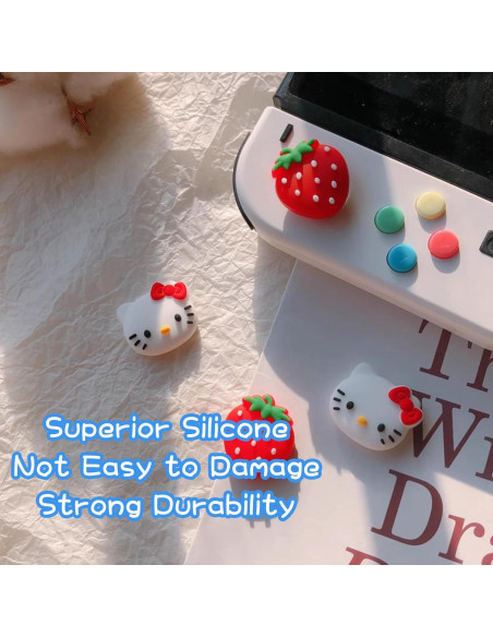 Tapas de agarre para pulgar Acylulu para Switch - 4PCS