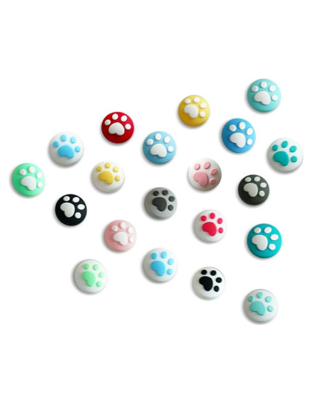 40 Cubiertas de Agarre para Pulgar Booge - Silicona Multicolor