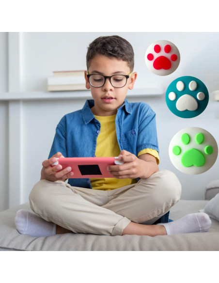 40 Cubiertas de Agarre para Pulgar Booge - Silicona Multicolor