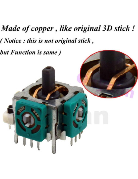 Reemplazo Joystick Analógico 3D Onyehn para Xbox 360 - 2 Piezas