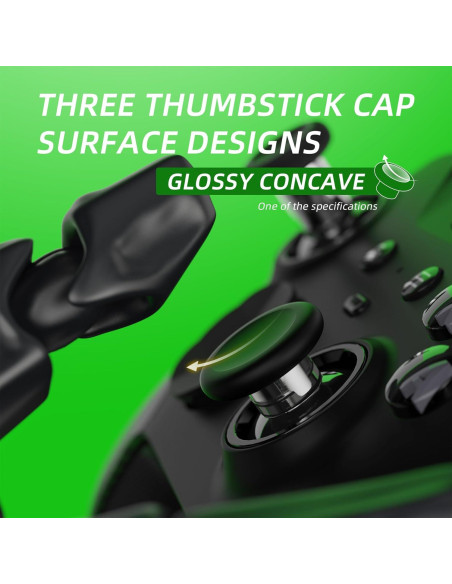 eXtremeRate 6 en 1 Thumbsticks Metálicos para Xbox Elite 2