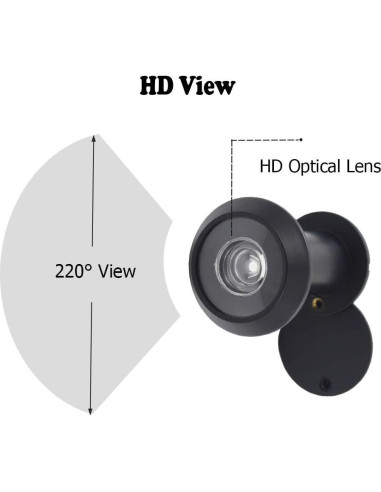 Mirilla de Puerta Junxave de Latón 220 con Cubierta Privacidad