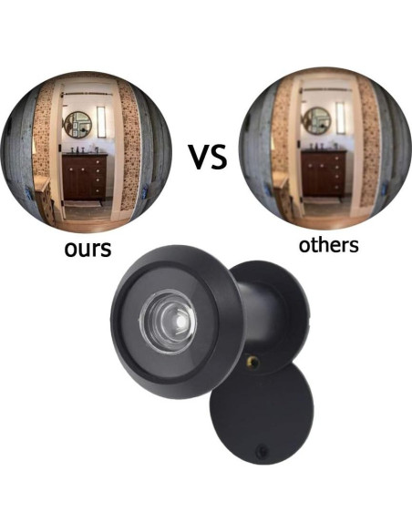 Mirilla de Puerta Junxave de Latón 220 con Cubierta Privacidad