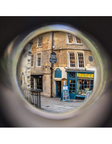 Mirilla de Puerta Junxave de Latón 220 con Cubierta Privacidad