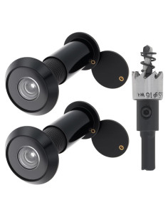 Mirador de Puerta de Latón HOJLKLD con Cubierta Privacidad 200