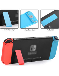Soporte LONANDY para Nintendo Switch + 2 Empuñaduras 2