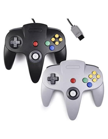 Controlador Clásico KIWITATA para Nintendo 64 con Cable 1.83m