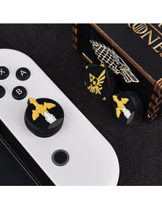 Tapas de Joystick DLseego para Switch y Switch Lite - Negro 2