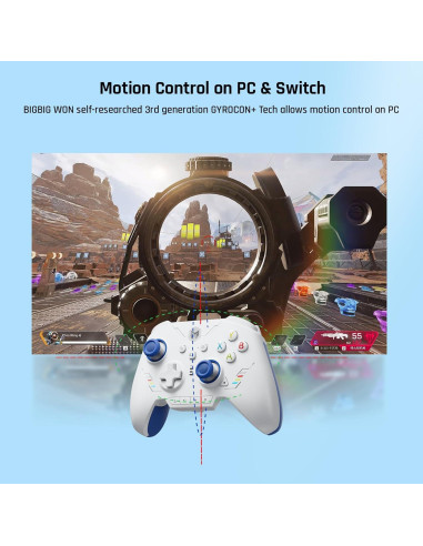 Controlador Inalámbrico BIGBIG WON Rainbow 2 SE para PC