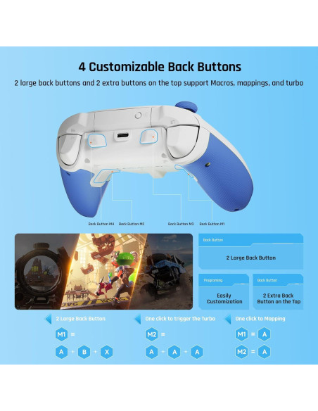 Controlador Inalámbrico BIGBIG WON Rainbow 2 SE para PC