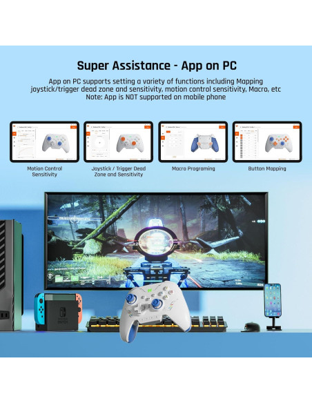 Controlador Inalámbrico BIGBIG WON Rainbow 2 SE para PC