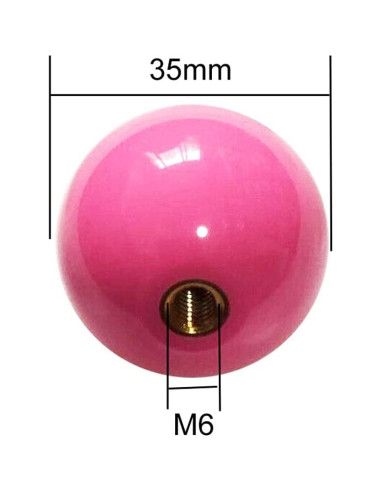 Cabeza de Joystick Redonda Lasenersm 35mm Rosa - 2 Piezas