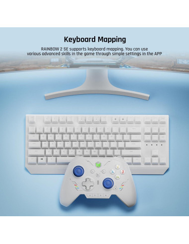 Controlador Inalámbrico BIGBIG WON Rainbow 2 SE para PC