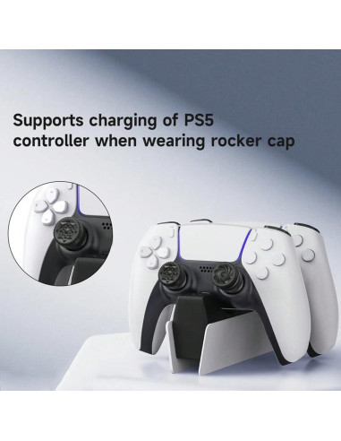 Extensor de Thumbstick YOVDA para PS5/PS4 - 4 Pcs Negro