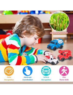 Coches de Juguete 3 en 1 UOYLEYVN para Niños 1-3 Años 2