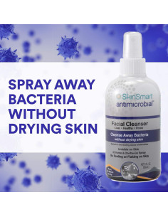 Limpiador Facial SkinSmart 236ml para Acné y Bacterias 2
