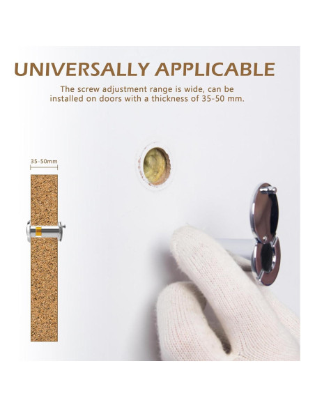 Visor de Puerta BlingKingdom 14mm con Cubierta de Privacidad