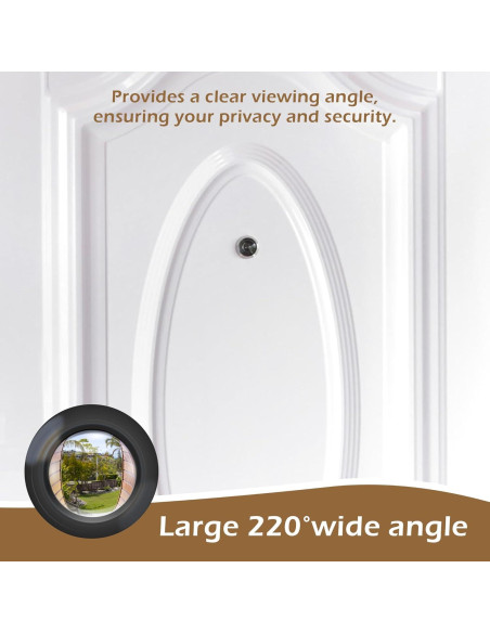 Visor de Puerta BlingKingdom 14mm con Cubierta de Privacidad