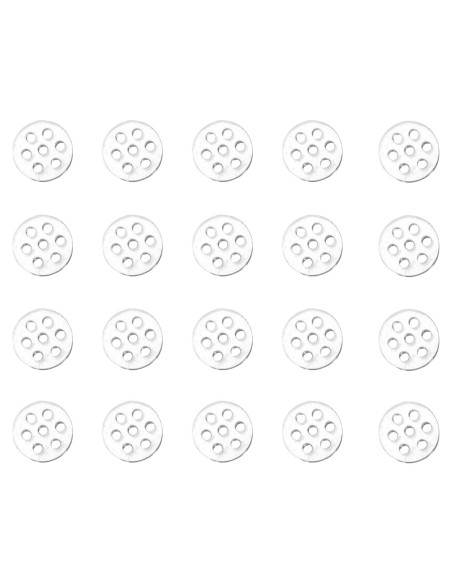 Filtros de Pantalla de Vidrio FDXGYH 20pcs 8mm Transparente