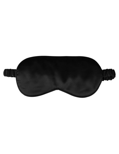 Máscara para Dormir CREHODEC Antifaz de Seda Negro
