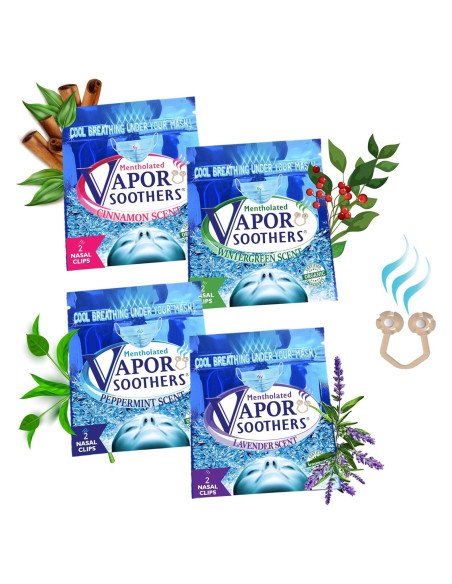 Clip Dilatador Nasal ScentTech 4 Aromas Alivio Congestión
