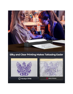 Impresora de Tatuajes MUNBYN ITP06 300DPI Bluetooth 2