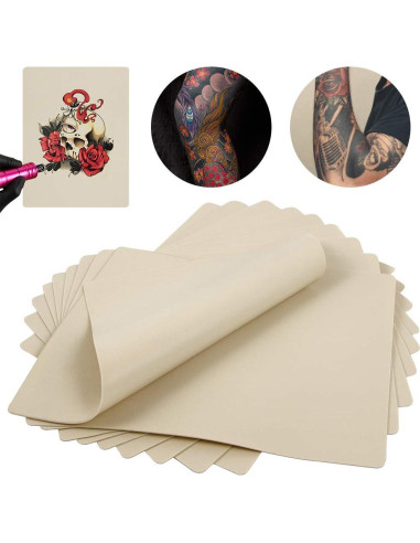 Piel de Práctica de Tatuaje Romlon 20Pcs 23x15cm Doble Cara
