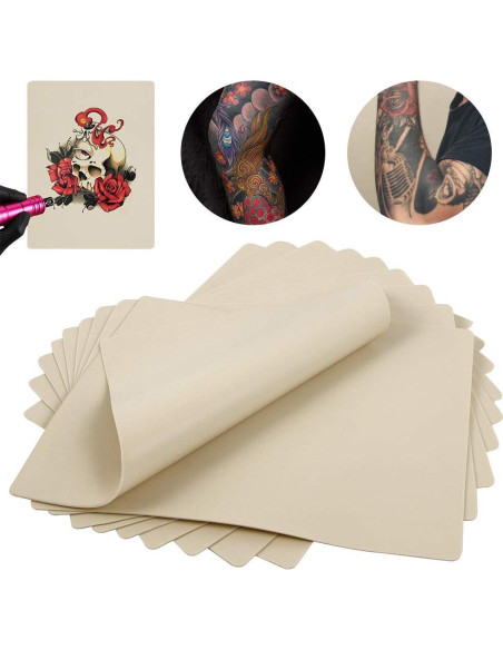 Piel de Práctica de Tatuaje Romlon 20Pcs 23x15cm Doble Cara