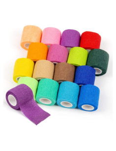 16 Rollos Envoltura Cohesiva BOGZON para Tatuajes 4,06cm x 4,57m