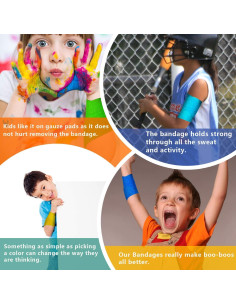 16 Rollos Envoltura Cohesiva BOGZON para Tatuajes 4,06cm x 4,57m 2