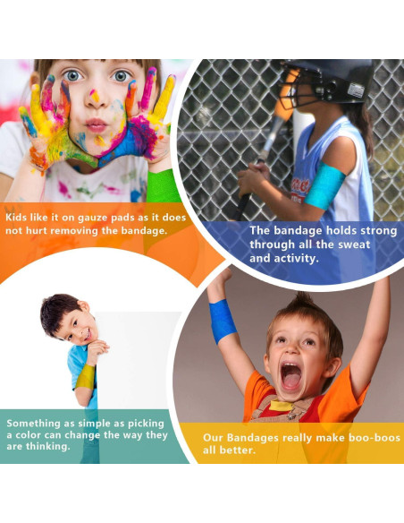 16 Rollos Envoltura Cohesiva BOGZON para Tatuajes 4,06cm x 4,57m