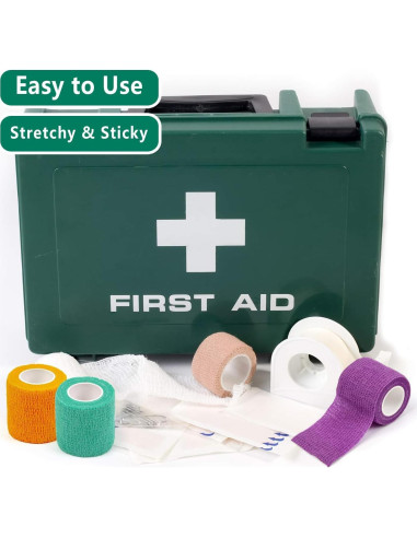 16 Rollos Envoltura Cohesiva BOGZON para Tatuajes 4,06cm x 4,57m