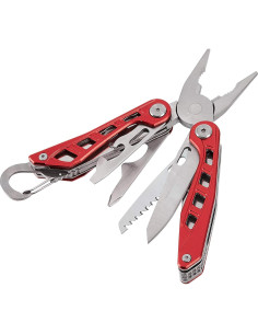 Multiherramienta 8-en-1 Amazon Basics Acero Inoxidable Roja 2