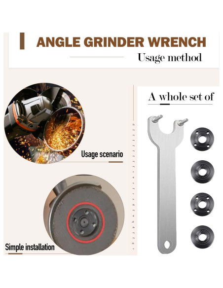 Llave de Ángulo CFWMXG 193465-4 para Amoladora 5/8"-11